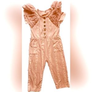 Jessica Simpson- Toddler Girls Pants Romper -3T